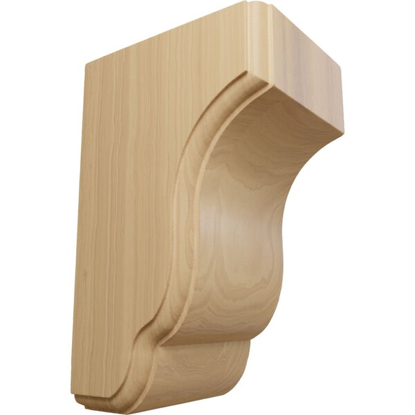 Ekena Millwork 3 1/2"W x 4"D x 6 1/2"H Capistrano Mission Corbel, Cherry COR03X04X06CPCH - main